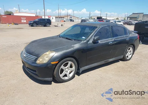2004 Infiniti G35 from USA, damaged, VIN JNKCV51E44M605089